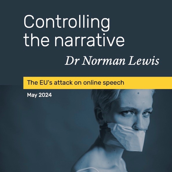 How the EU systematically controls speech online A thread on our report from @Norm_Lewis launched today. The EU has created a dangerous network of NGOs, fact-checkers and Big Tech to strangle free speech online. 🧵 brussels.mcc.hu/publication/co…