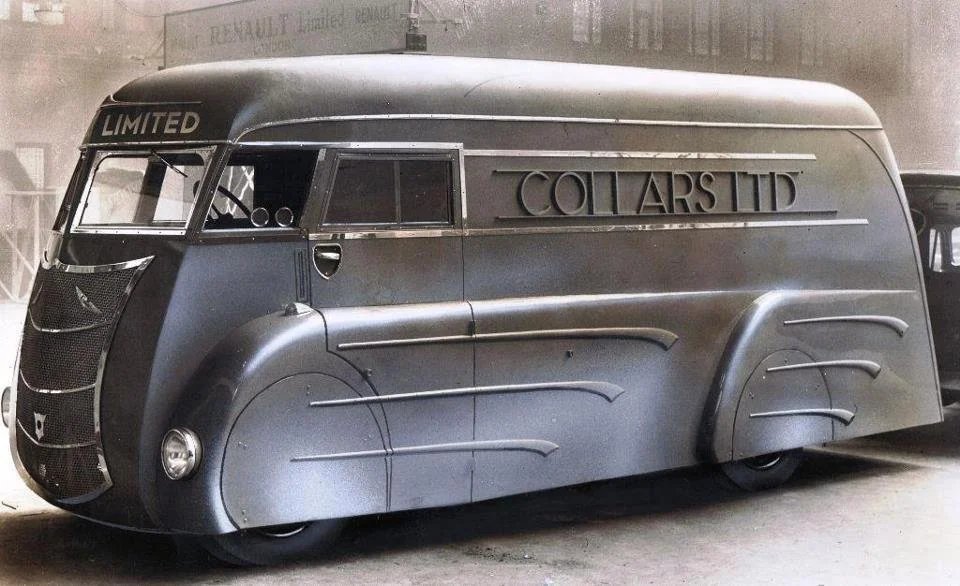 #1930s #artdeco Holland #Coachcraft #van on a #Commer chassis