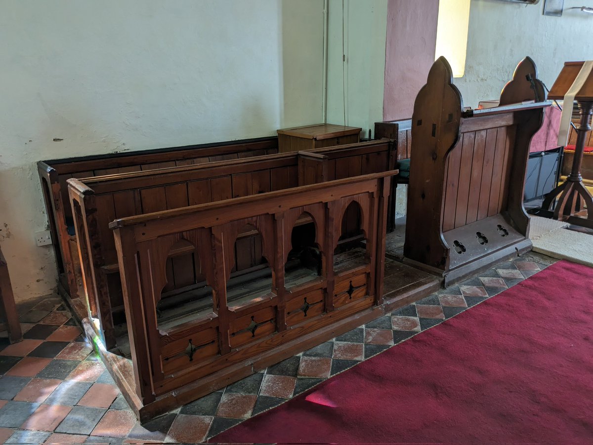 Original fittings of 1860 at St Brynach's Dinas Cross. starting with the choir stalls and reading desk. Sneaky peep of the lectern, more below.
#Woodensday
