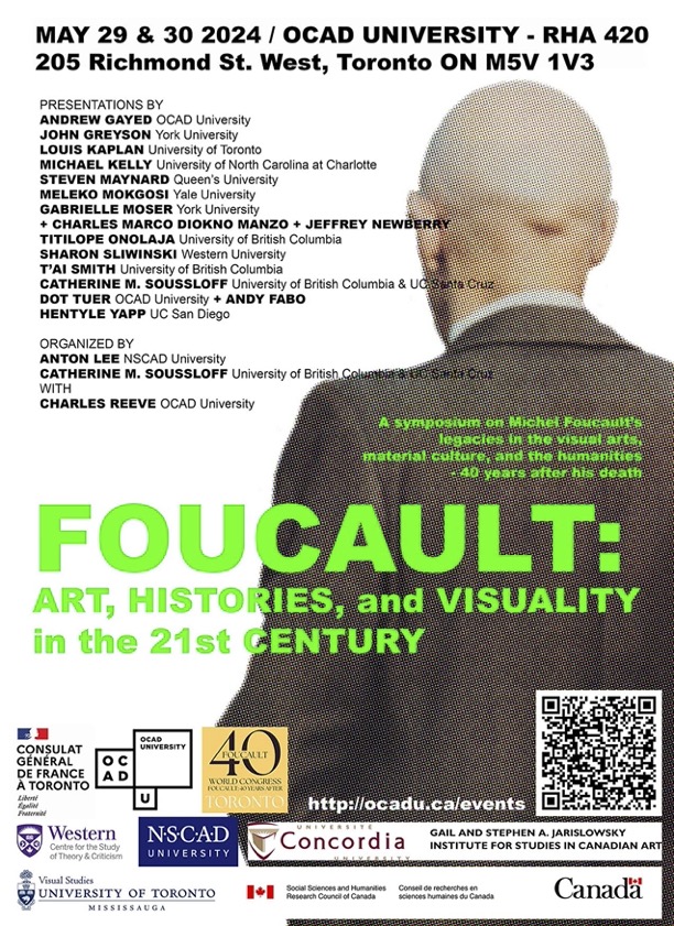 Foucault: Art, Histories, and Visuality in the 21st Century – Toronto, 29-30 May 2024
ocadu.ca/event/foucault…