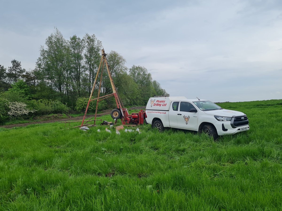 phoenixdrilling's tweet photo. Ground Investigation in East Dunbartonshire this week for crew 5 (Fraser &amp; Andrew) completing several soils boreholes with in-situ testing, sampling &amp; rotary follow-on, all installed with gas &amp; ground water monitoring points.
enquiries@phoenixdrilling.co.uk https://t.co/ykqsm1dwqO