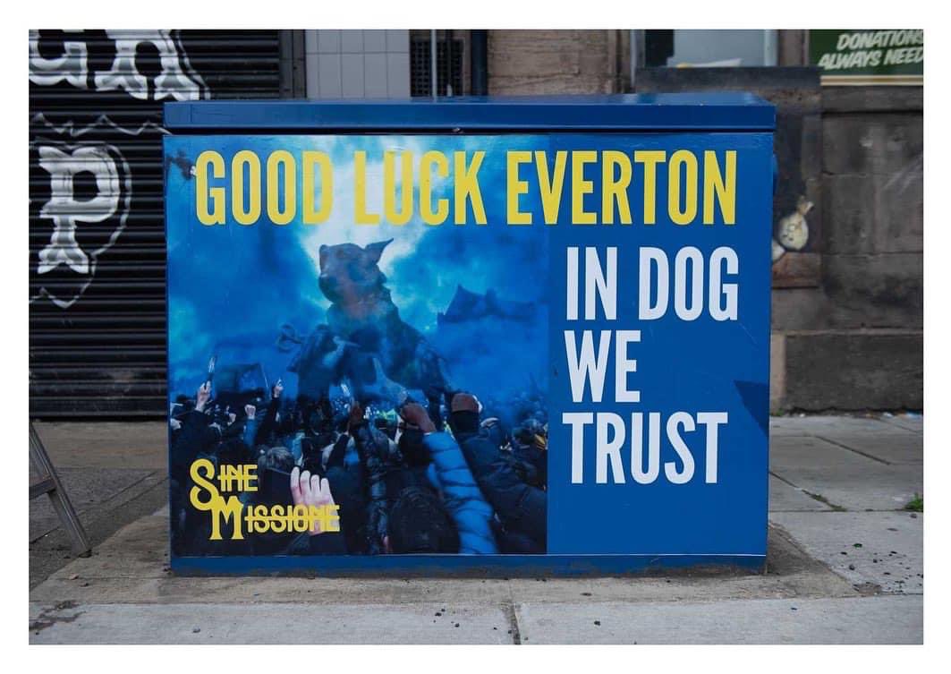 From the archive: Myra | Goodison Road | Liverpool | 15.05.22 #myrathedog #everton #goodison #johnjohnsonphoto