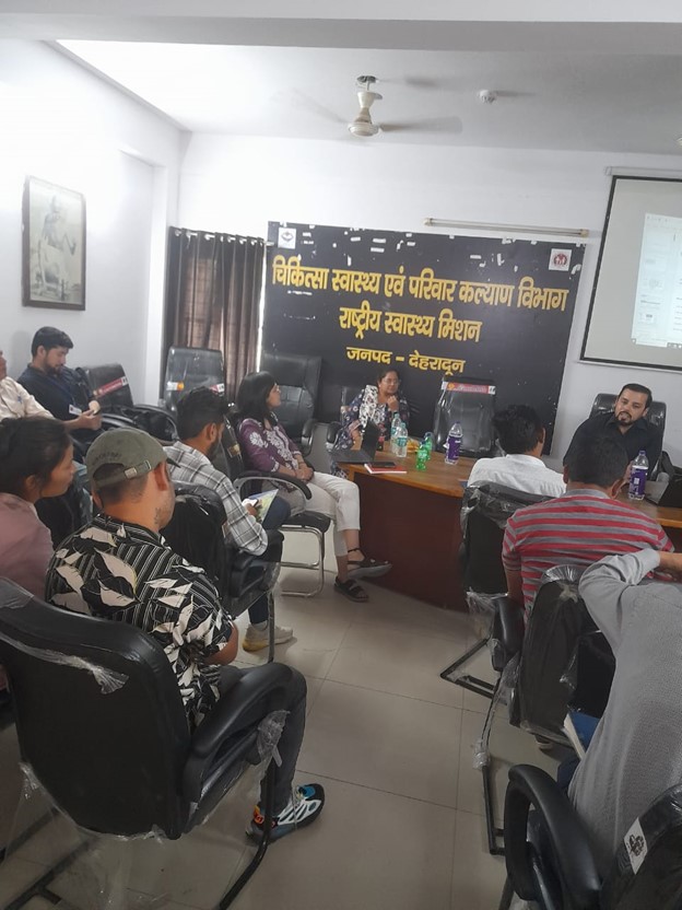 AyushmanNHA's tweet photo. These sessions were conducted to train the field teams of Interfacing Agencies - Dhanush Healthcare Systems Private Limited & Academy of Management Sciences, facilitating the initiation of on-ground activities.
#microsites #ABDM_microsites #AyushmanBharat #ABDM #digitalhealth https://t.co/I1tdQ3zsvm