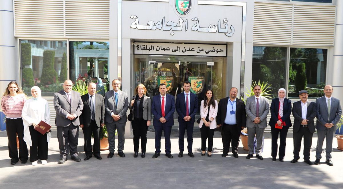 The @EUinJordan is pleased to launch new partnership with @AlBalqaUni & @Namaa to support 10-15 youth-led initiatives on ICT-based, green, & creative industries in Al Salt, Madaba and Aqaba. Our commitment to empowering Jordan's youth remains steadfast & proactive. @eu_near