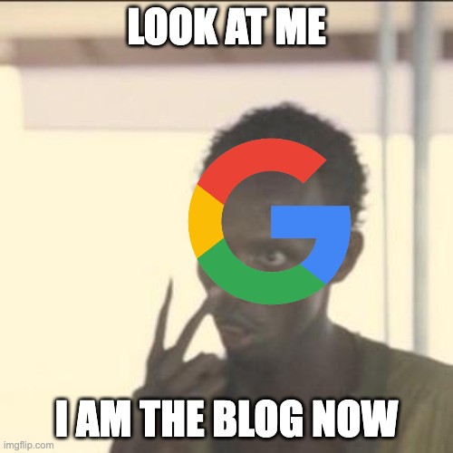 Google to content publishers be like 
#SEO