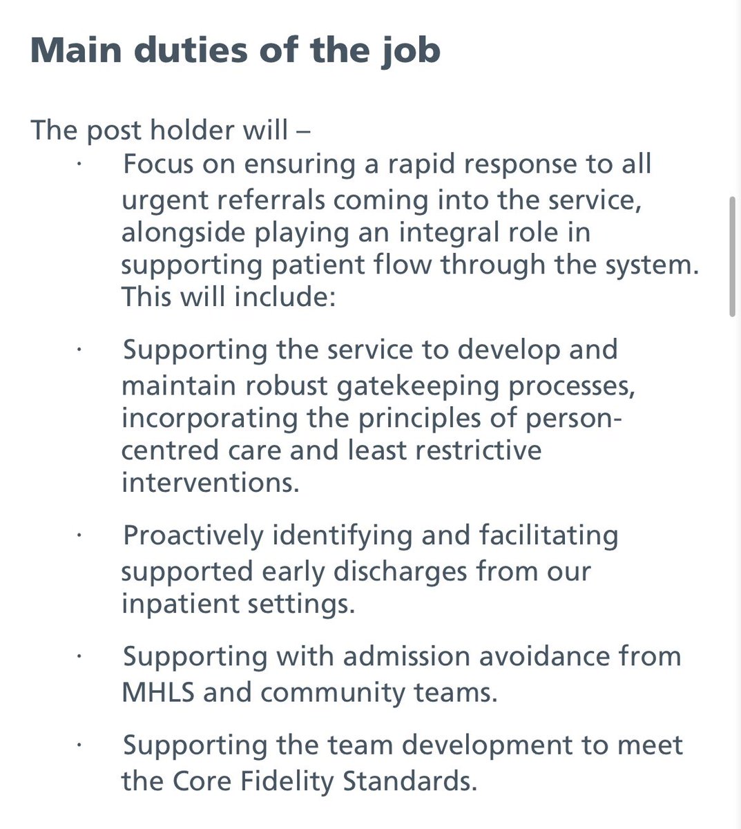 ⭐️Senior Urgent Response Practitioner ⭐️

Fantastic opportunity to be part of a newly developed role within our Salford HBT

Really excited about this role &amp; the support it will provide across our acute pathway

#AlwaysThereSalfordUrgentCare 

APPLY NOW⬇️

gmmh.nhs.uk/vacancies/#!/j…
