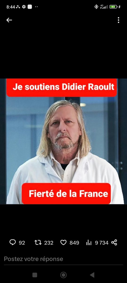 #RaoultDidier un sionniste extrême, subventionnée depuis 30 ans par le système. Portant la tête de mort. A fiché par ADN tout la population Marseille grâce aux PCR. Passe toujours sur @CNEWS @BFMTV Ra out ?