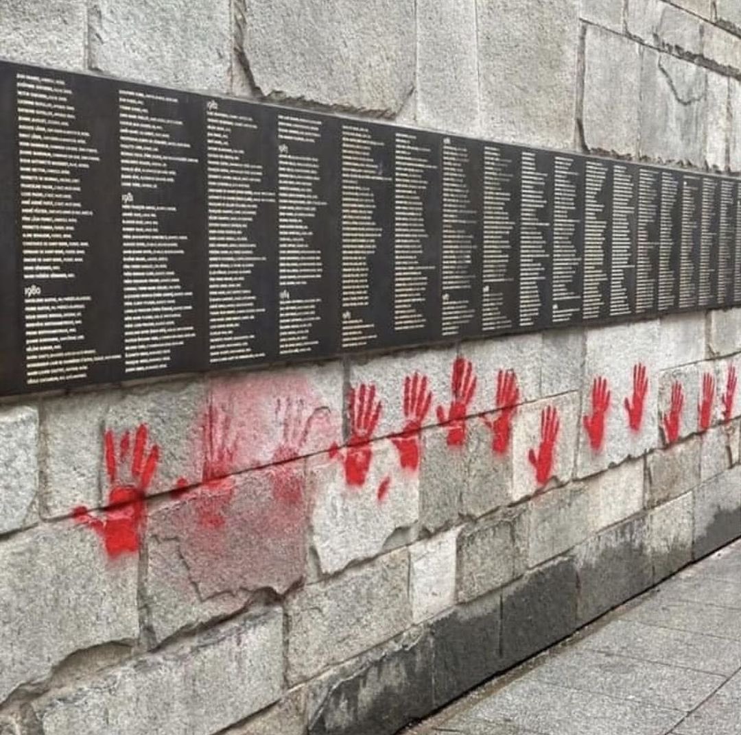 Das Holocaust-Mahnmal in #Paris.

So viel zum mindset der „Pro-Palästina“ Bewegung