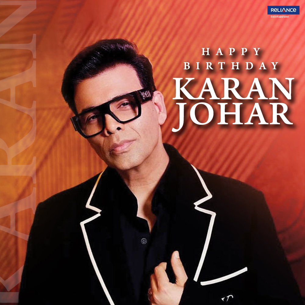 The quintessential filmmaker who gave us iconic love stories! Here's wishing #KaranJohar a very happy birthday.