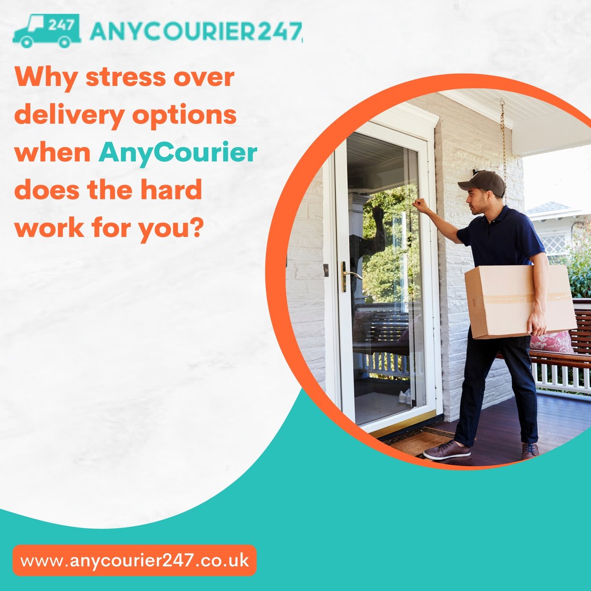 Don't sweat the small stuff when it comes to delivery 📦 Let AnyCourier handle the heavy lifting for you! Sit back, relax, and let us take care of the rest. 🚚 #StressFreeDelivery #AnyCourierToTheRescue
#anycourier247 #couriermarketplace #trustedcouriers #logisticssolution