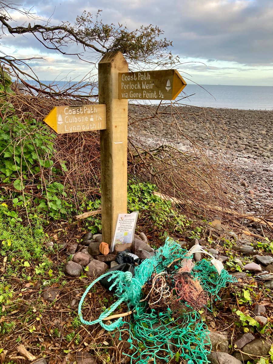 Early morning recce at Porlock Weir & Gore Point ahead of the #PlasticFreeExmoor beach clean on Sat May 18th. This is just one of the locations that we will be clearing of ocean debris. Contact plasticfreeexmoor@gmail.com if you would like to come along and help. @ExmoorNP