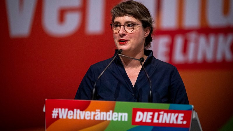 Die Urteile von Halle und Münster gegen #Höcke, das war ein «juristischen Doppelwumms» gegen die AfD, sagt unsere Vorsitzende Ulrike @GrosseRoethig und fordert: 'Wir brauchen endlich klare Schritte gegen die Partei!' live.vodafone.de/regional/thuer… #NoAfD #linke