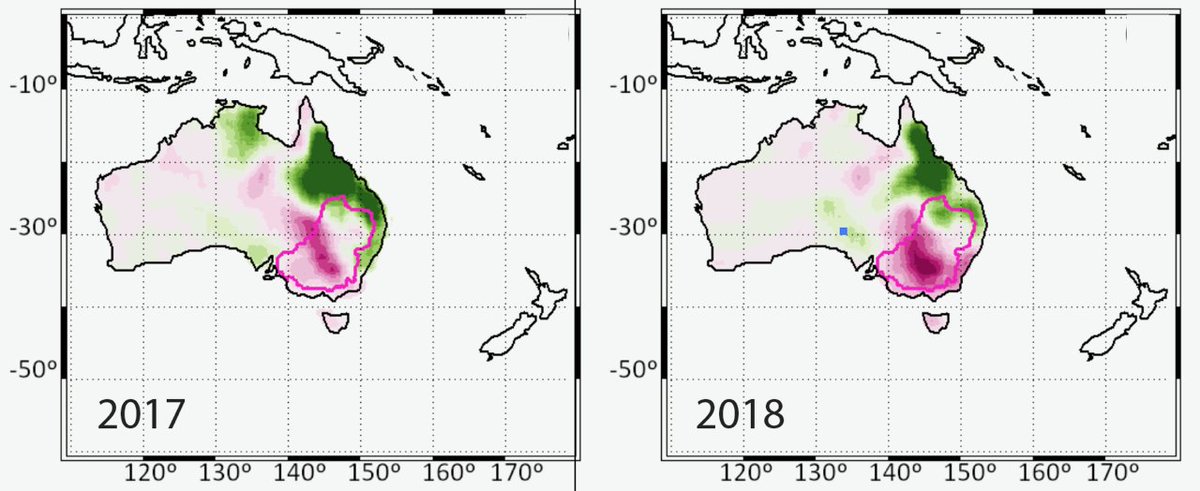 New paper published! @AndreaTaschetto and co-authors show that a reduction in the moisture sources from the Tasman Sea contributed to the development of the 2017-19 Tinderbox Drought, one of Southeast Australia's most severe droughts since 1900.