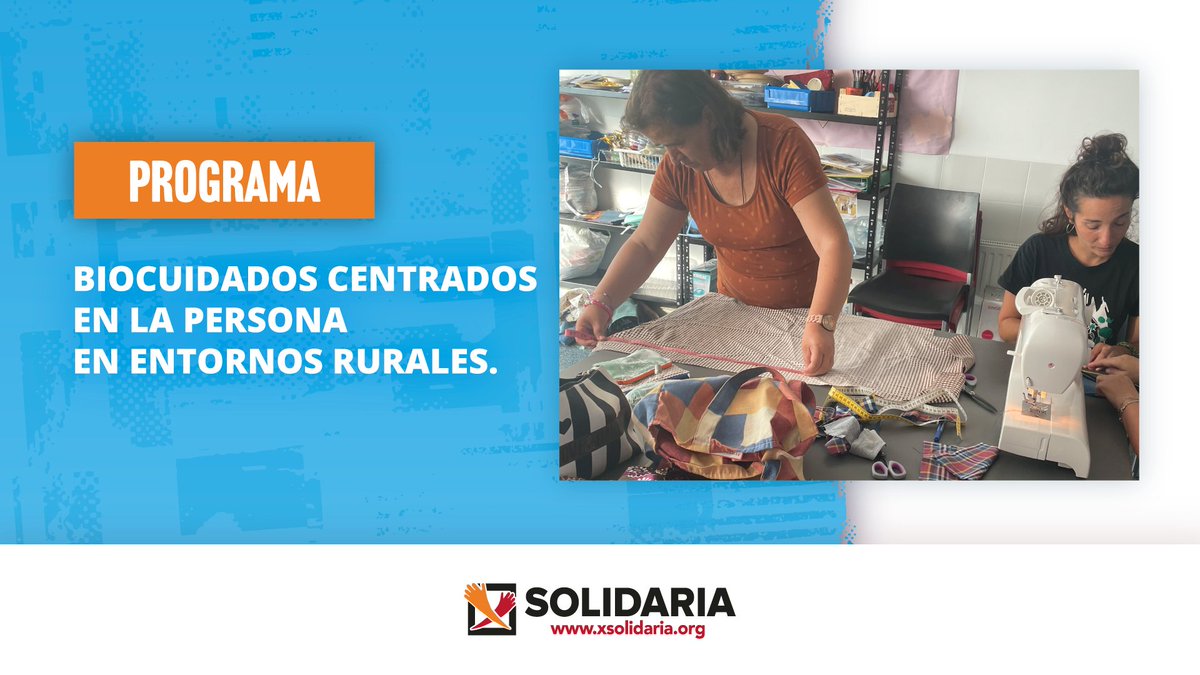 Proporcionar apoyo a los entornos rurales es un objetivo clave de <a href="/XSolidaria/">XSolidaria</a>. Con el proyecto BIOCUIDADOS de @coceder, financiado gracias a marcar #FinesSociales en la renta, se potencia la autonomía personal y se evita la institucionalización❤️¡Únete al #EquipoXSolidaria! 💪
