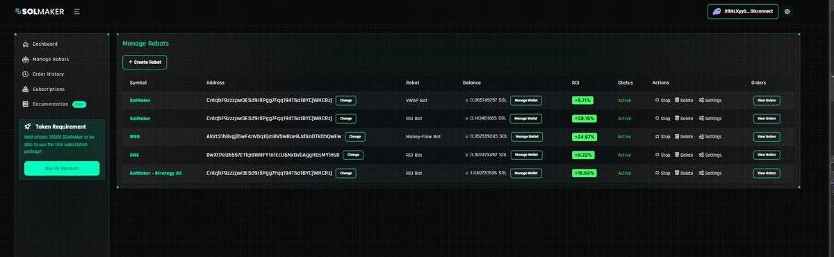 Some examples of our Robots that have been running 24/7 !
