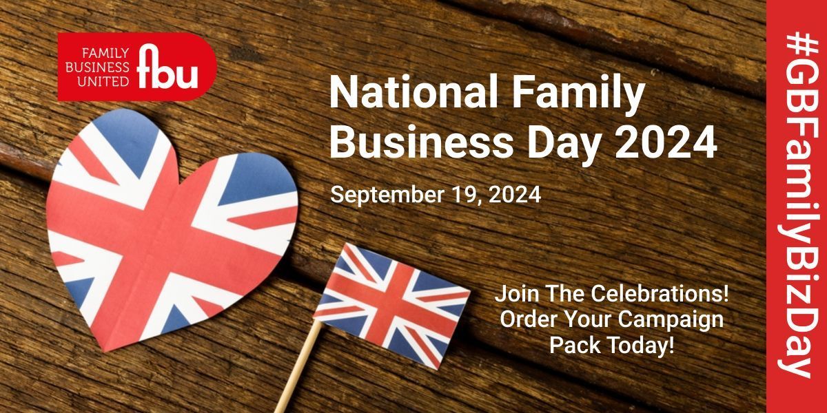 National Family Business Day 2024 is taking place on September 19 so join in the celebrations and start by ordering your campaign pack today! #GBFamilyBizDay buff.ly/44tNRcp