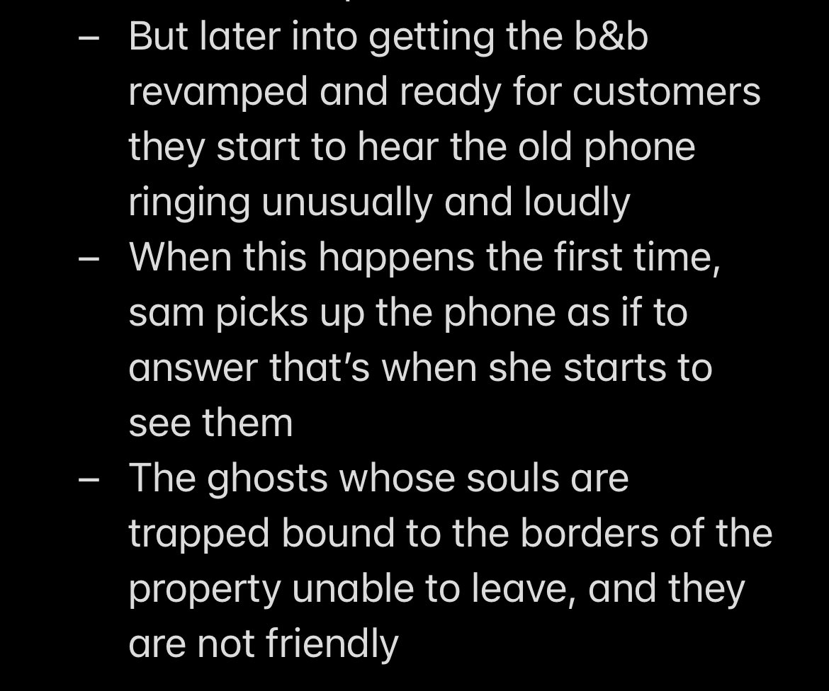 ghastlygal21's tweet image. Ideas I jotted down for a Ghosts au created by Ben ! (@WTF_B3N) I loved the idea so much that I decided to help with the writing and lore!! Ohh I love this au so much stopppp /vpos
 (🧵)

[ #cbsghosts #GhostsCBS #cbsghoststwt #cbsghostsau ]