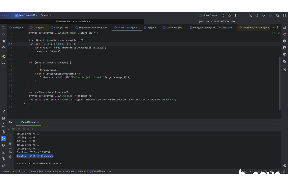 In seinem Artikel "Das Neuste aus der Java Welt: JDK 22 Hands-On Einblicke" gibt er einen Überblick über die spannendsten Features des neuen #JDK22 Release. 

Den Beitrag findest du hier:
b-nova.com/home/content/u…

#OpenJDK #JavaDevelopment #CloudComputing #DevOps #StayTuned