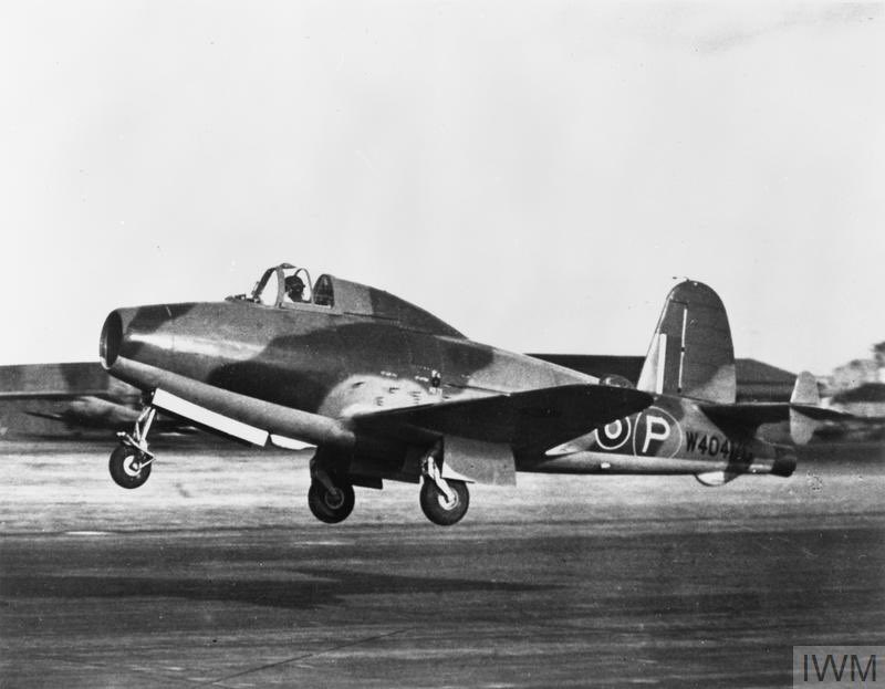 15th May 1941. The Gloster E.28/39 prototype took off from RAF Cranwell, the first flight for a jet-powered British aircraft. The type was a testbed for new engine technologies, operating with several different powerplants. It went on to reach 422 mph and attained a maximum