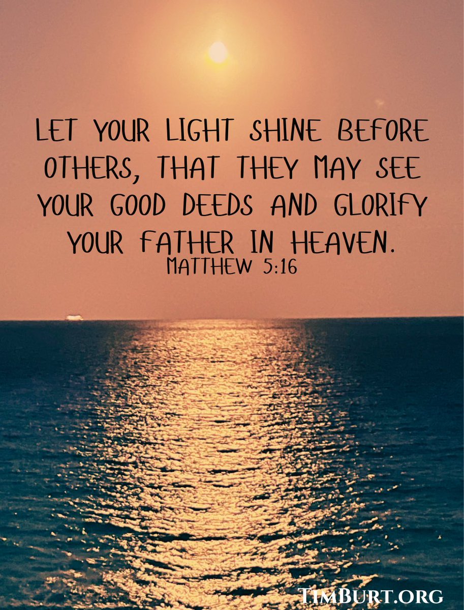 TimBurt's tweet image. Shine for Jesus! It is actually part of your calling!