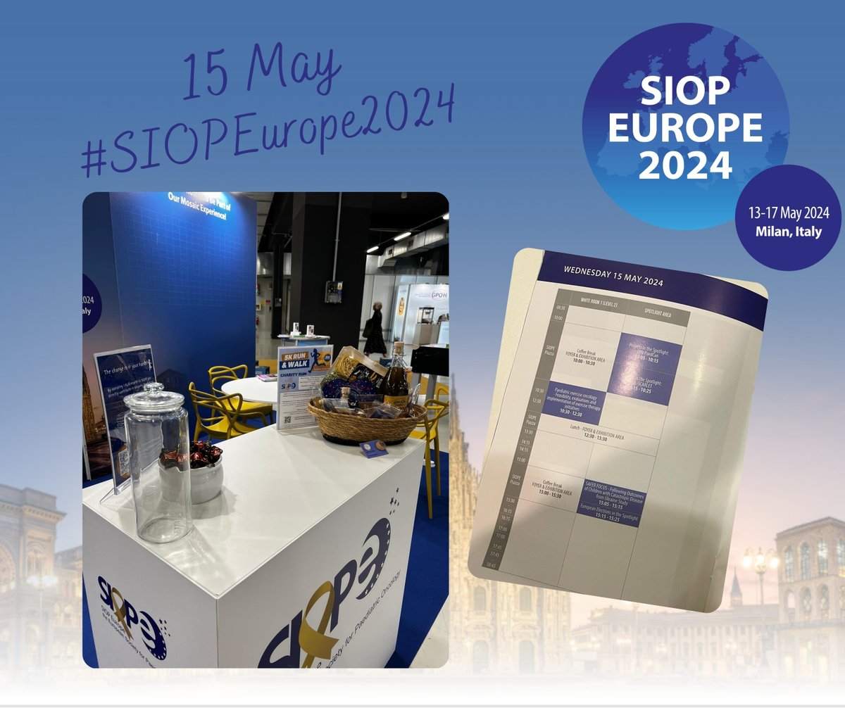 SIOPEurope's tweet photo. Buongiorno signore e signori! Day 3 of #SIOPEurope2024 has arrived! 📣
Today's sessions will discuss #inequalities #CancerPredisposition #NewDrugs #ClinicalTrials & so much more! @cci_europe https://t.co/VCgkbdyNRS
