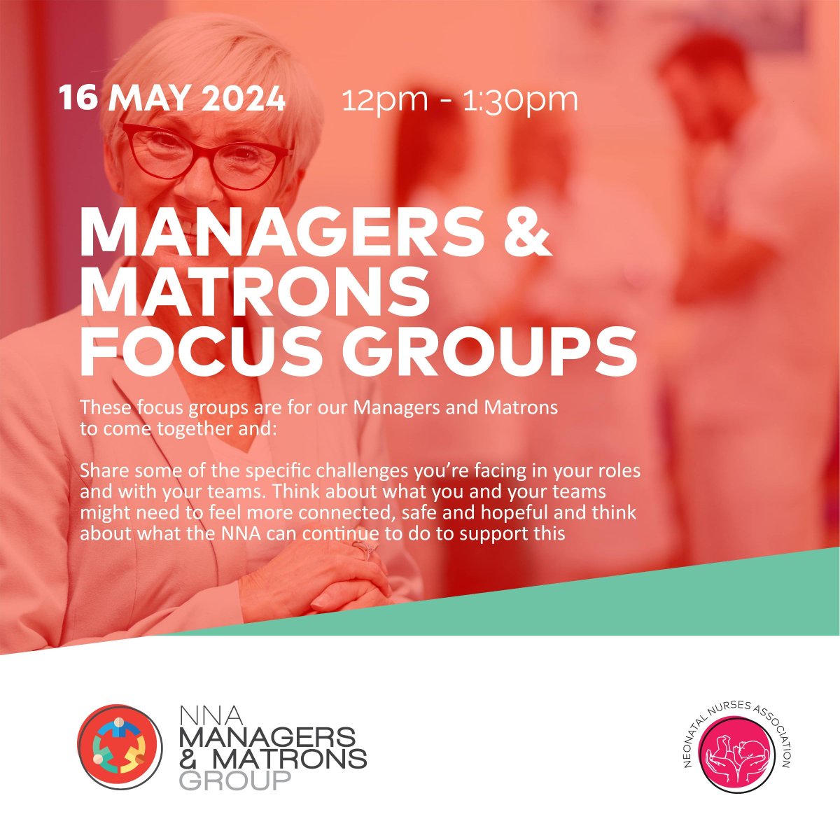 Tomorrow is our 2nd Managers & Matrons focus group! ✨ After the success of our 1st group, we can't wait to welcome you all for another thought-provoking and and inspiring session. Find out more and book your place 👇 16th May 2024: buff.ly/3PJWDgj #wellbeing