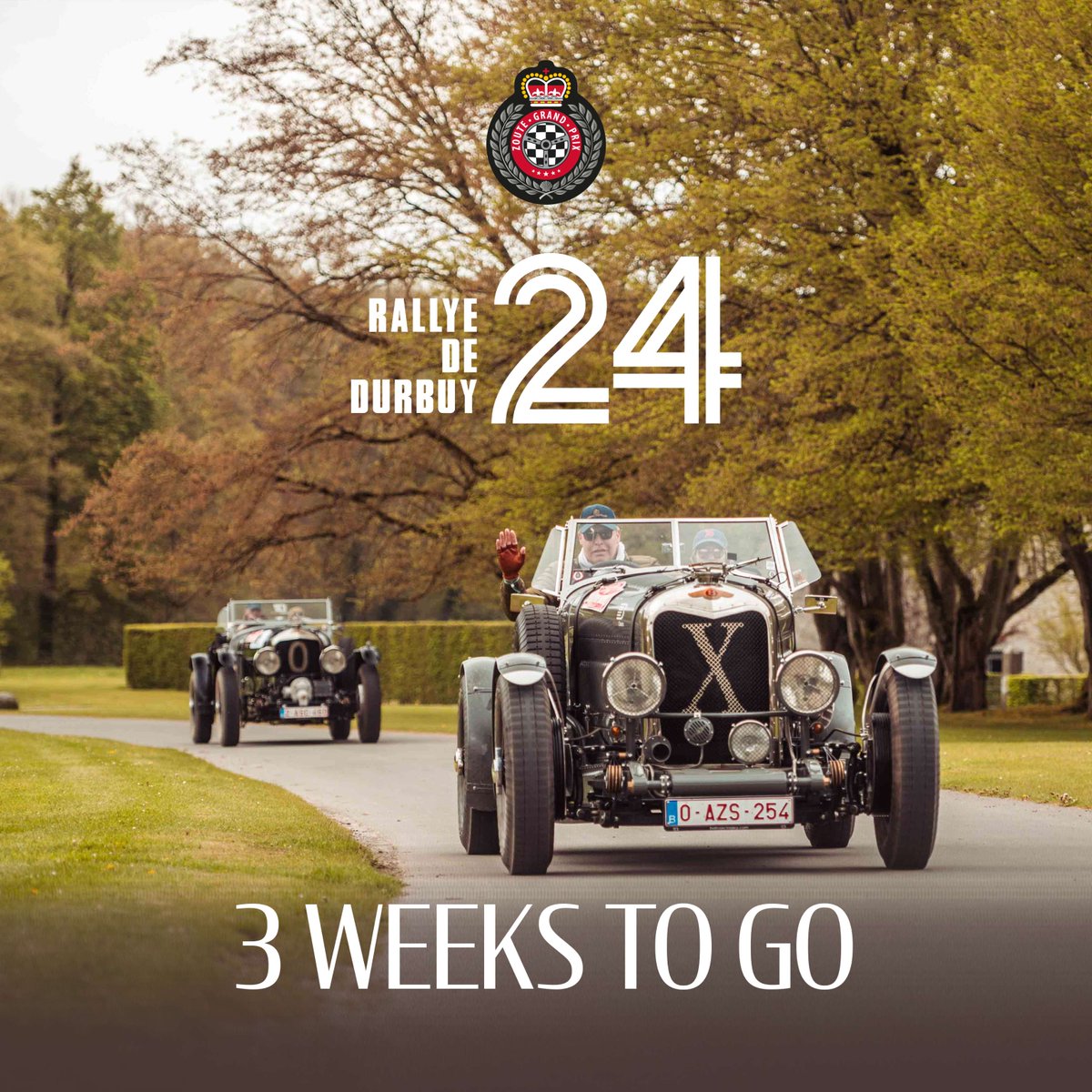 RALLYE DE DURBUY 🏁 Enjoy a fantastic three-day event of sheer driving pleasure with the charm and grandeur of the great classics, in Durbuy. A feast for all senses, not to be missed by petrolheads | Save your spot 👉🏼 ow.ly/3ila50QJRCt #ZouteGrandPrix #zgp #countdown