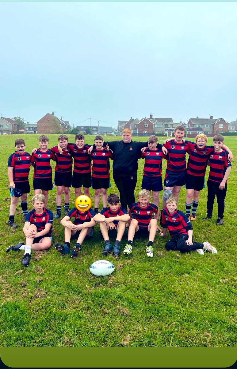 Our Successful U13 rugby side yesterday.