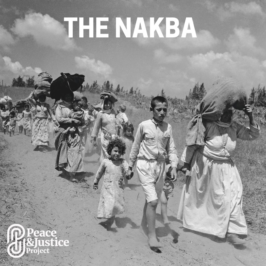 On #NakbaDay, we remember the hundreds of thousands of people forcibly removed from their homes or killed in the 1948 ethnic cleansing of Palestine, and recommit to building a world of lasting peace and justice for those suffering under Israeli persecution today. #Nakba76 🇵🇸