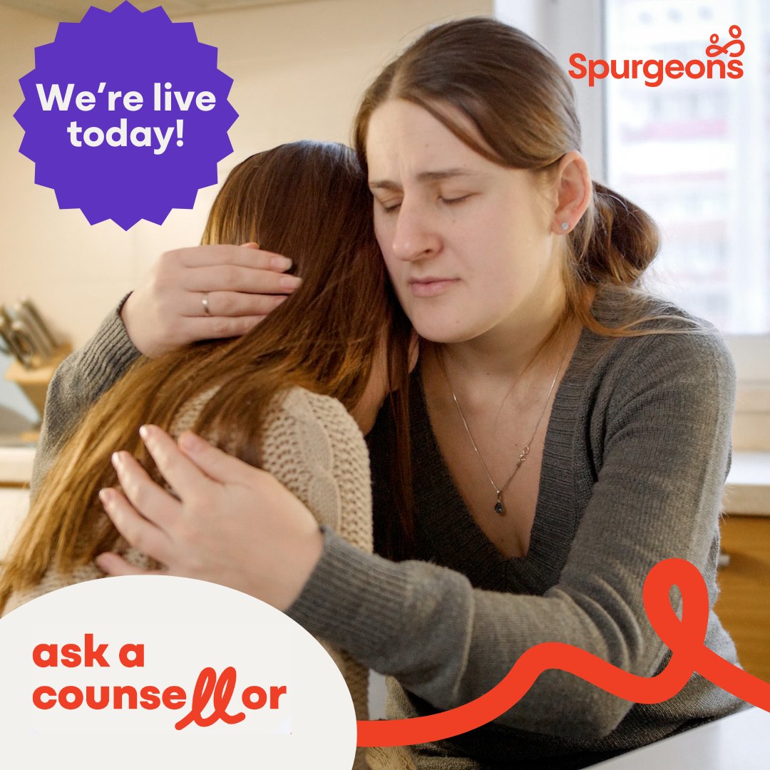 We’re live today! spurgeons.org/how-we-help/fa… #MentalHealthAwarenessWeek2024 #SpurgeonsHelp