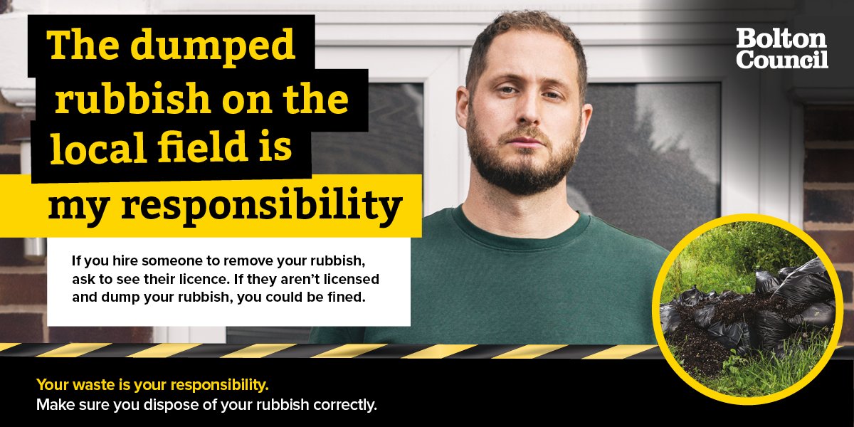 Don’t get caught out using an unlicensed waste carrier. If they dump your waste somewhere, you will still be responsible for it and will be fined. Find a licensed waste carrier: environment.data.gov.uk/public-registe…