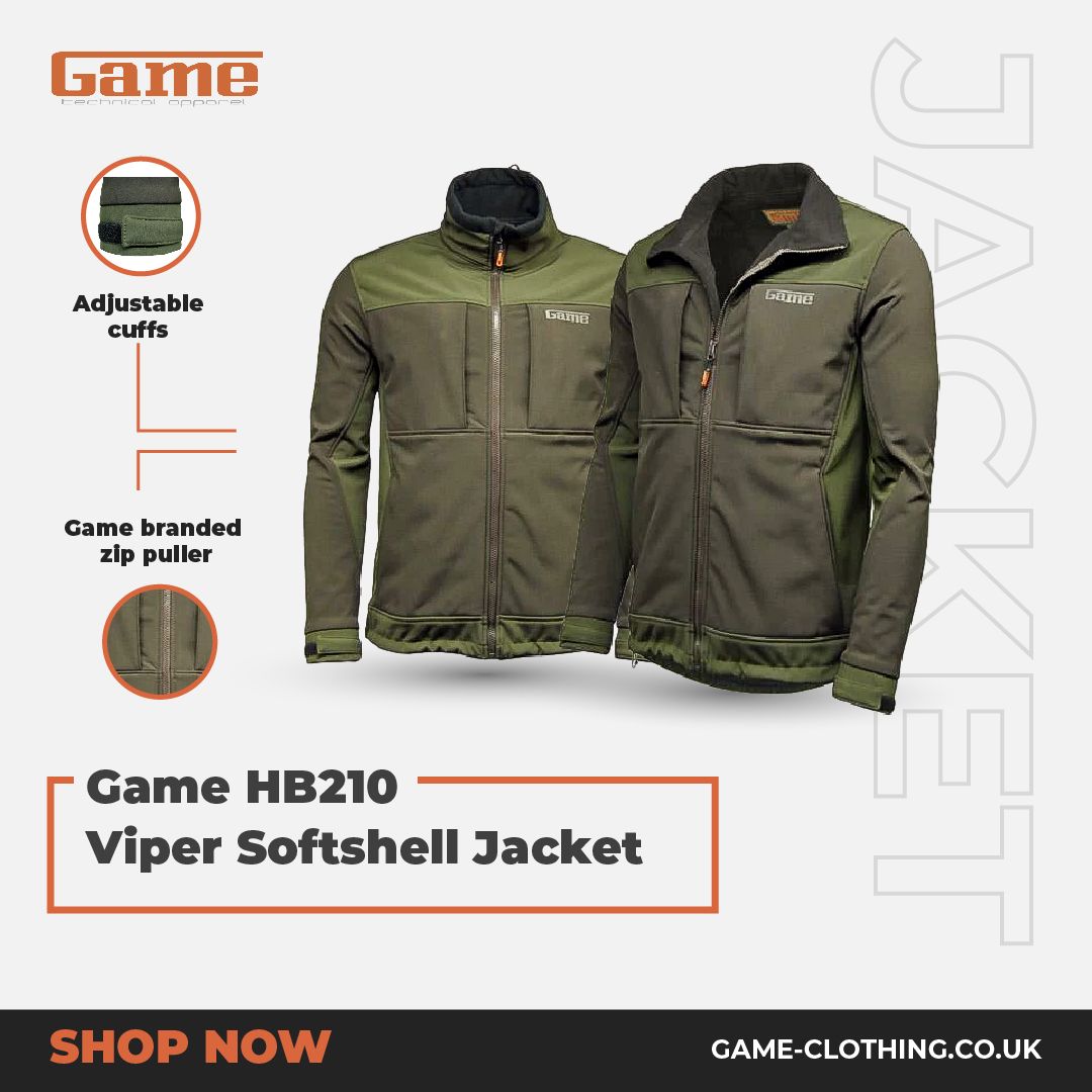 Game HB210 Viper Softshell Jacket. This garment has been made using waterproof, windproof, and breathable fabrics, providing reliable protection from the elements.
Visit buff.ly/3JkRb0f
.
Follow us on:
Instagram & FB: @gametechnicalapparel
.
#Jacket #GameJacket #MenJacket