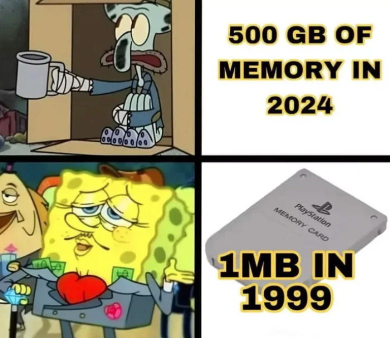 Memes About Memory Ahhh... The Choice Between Deleting Data Or Buying