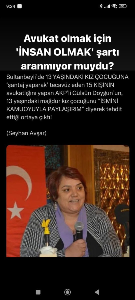 İnsan artığısın... Sözde kadın... Sözde avukat... Tecavüzcüler kadar suçlusunuz...
#seyhanavşar