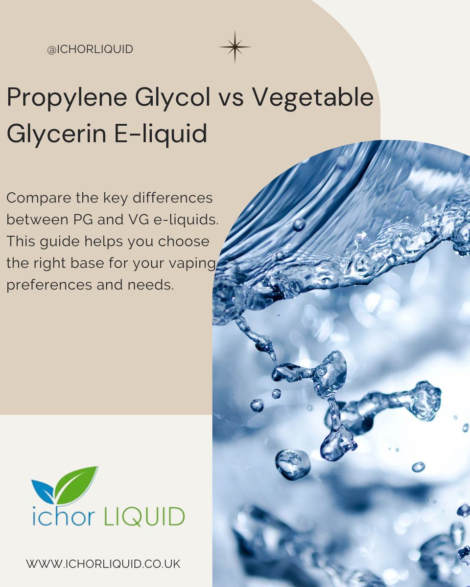 PG vs VG: What's best for your vape? Understand the differences and choose your style. i.mtr.cool/akifalovbm #PGvsVG #IOMVaping