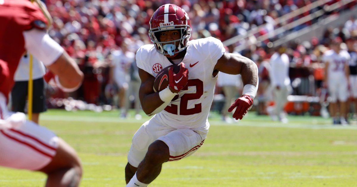 Analyzing the #Alabama RB depth chart for the 2024 football season 🔗: on3.com/teams/alabama-… (On3+)