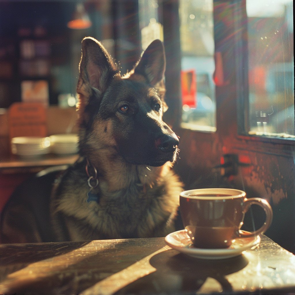 Dzień dobry, kawy?
GM! Some coffee?
#midjourney #aiartcommunity #AIart #aiartist #AIArtwork #ArtistOnTwitter #AIbeauties #dogai #mysteriousdog #azor