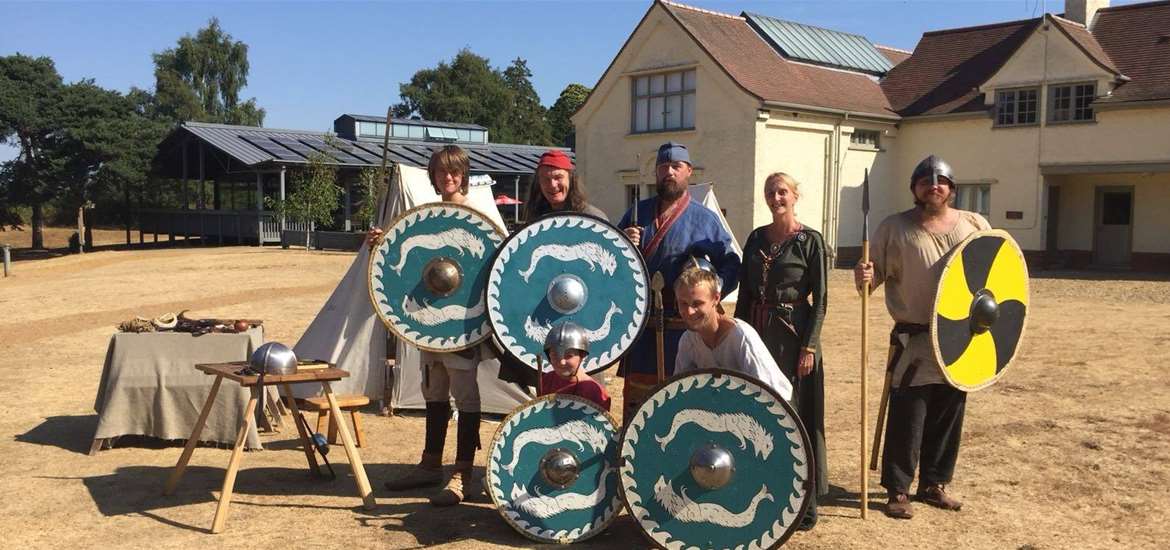 Over the next 3 weekends, join the Sae Wylfings as they set up camp at @NT_SuttonHoo and bring Anglo-Saxon history to life with craft displays, warriors that you can chat to and more! thesuffolkcoast.co.uk/things-to-do/e… #Suffolk