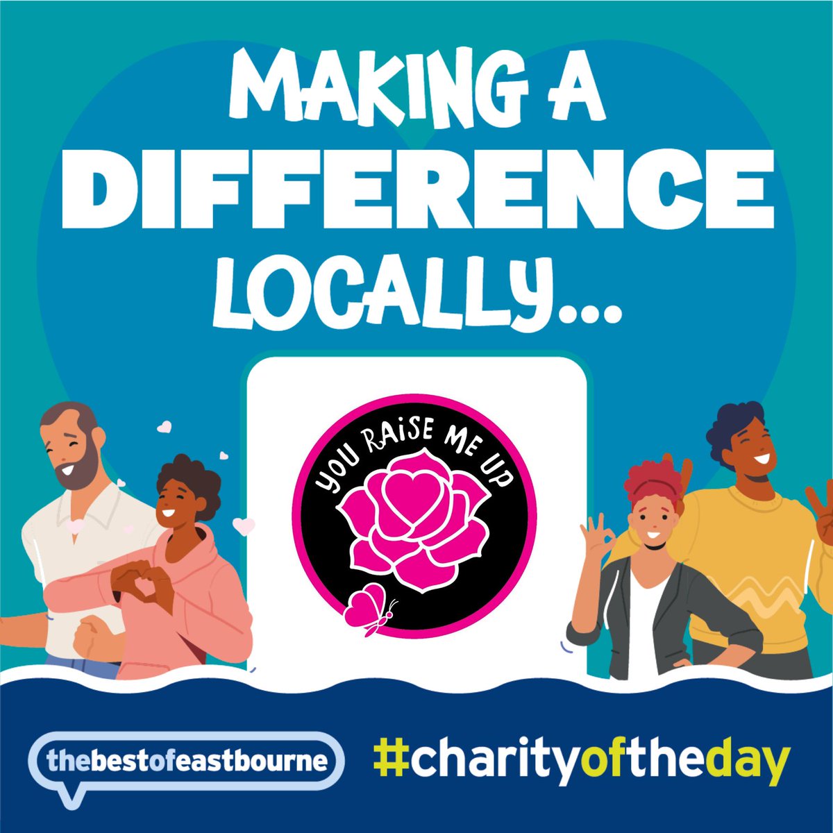 🤝 Making a difference locally 💙 Please show your support for @youraisemeupuk, you can find out more about this local charity in our Community Guide bit.ly/2DjY6Sx #BestOfEastbourne #CharityOfTheDay #EastbourneCharity #EBcharity #EastbourneVolunteer