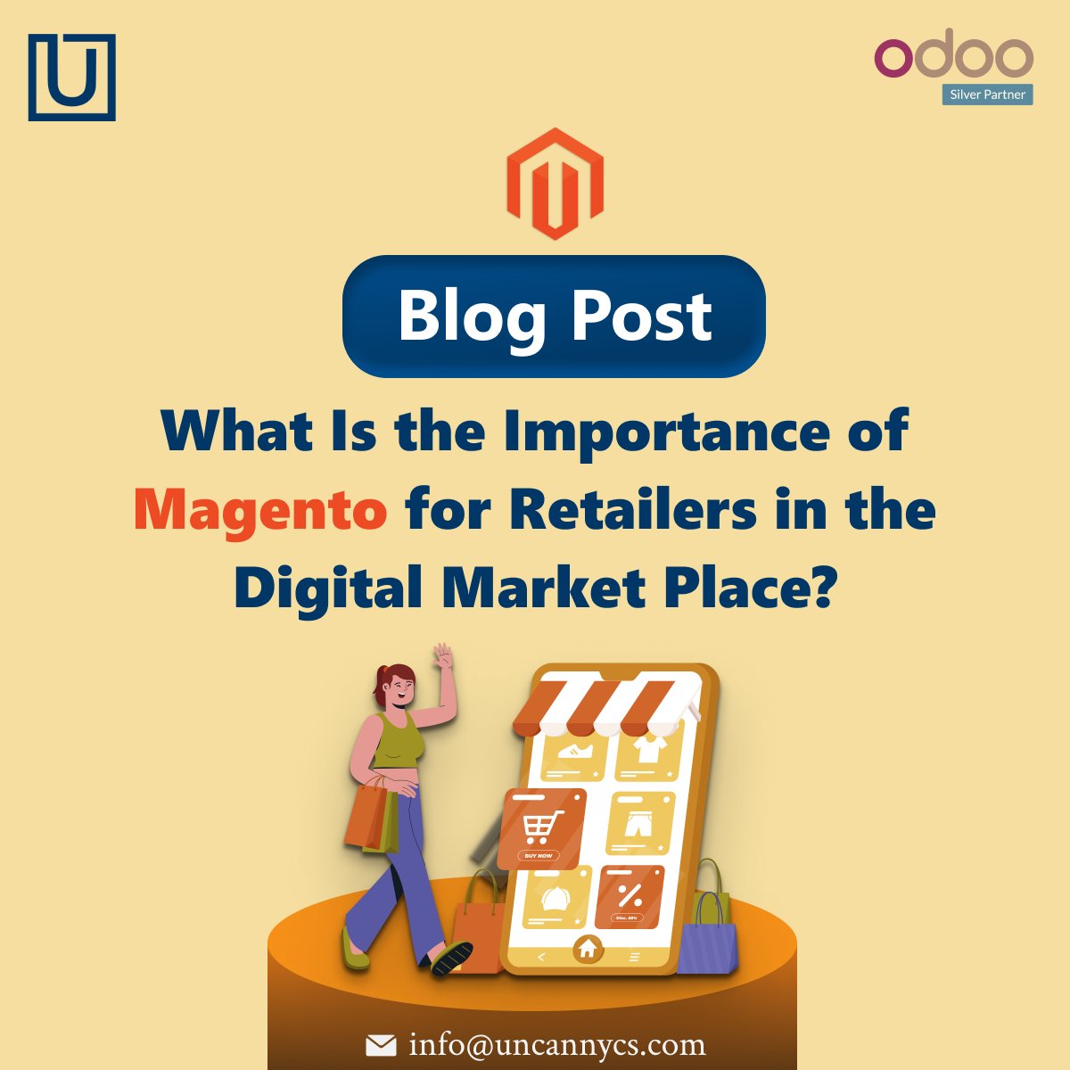 uncannycs's tweet image. 👉 Are you still thinking about opting for Magento?

Don’t think, act now!

Magento is power-packed with handful of benefits for your digital store that will lead to increase in your customer base.

ℹ️ Read our blog today!
🔗 uncannycs.com/what-is-the-im…

#Magento #MagentoCommerce