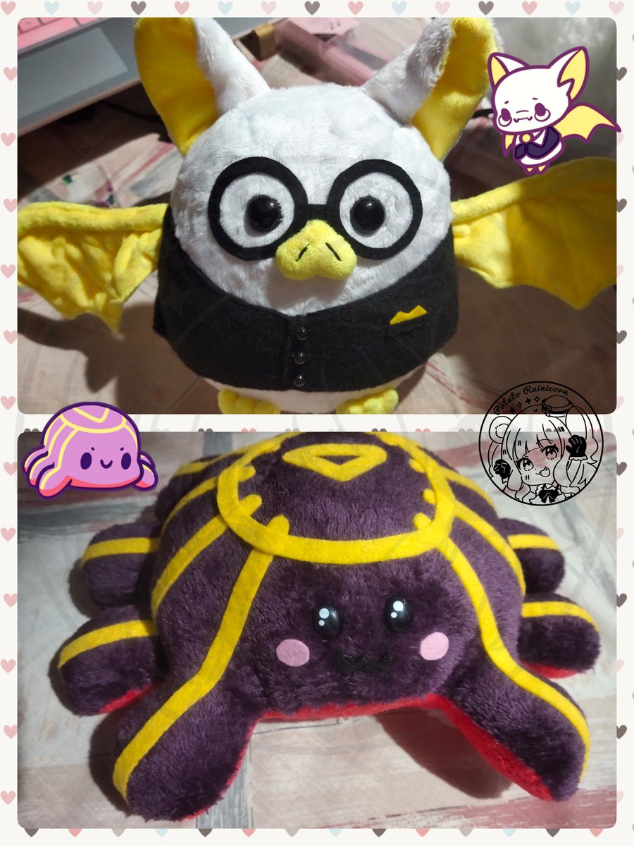 🧤📗
~ Magmite and Vestie Custom Plush - Holostars EN TEMPUS Magni Dezmond and Vesper Noir Fan Mascots ~

Personally, it's always such a joy to be able to make comfort plushies of graduated livers 🥲 especially these two 🥹

Art © @genieart_

#MagniOpus #VespART