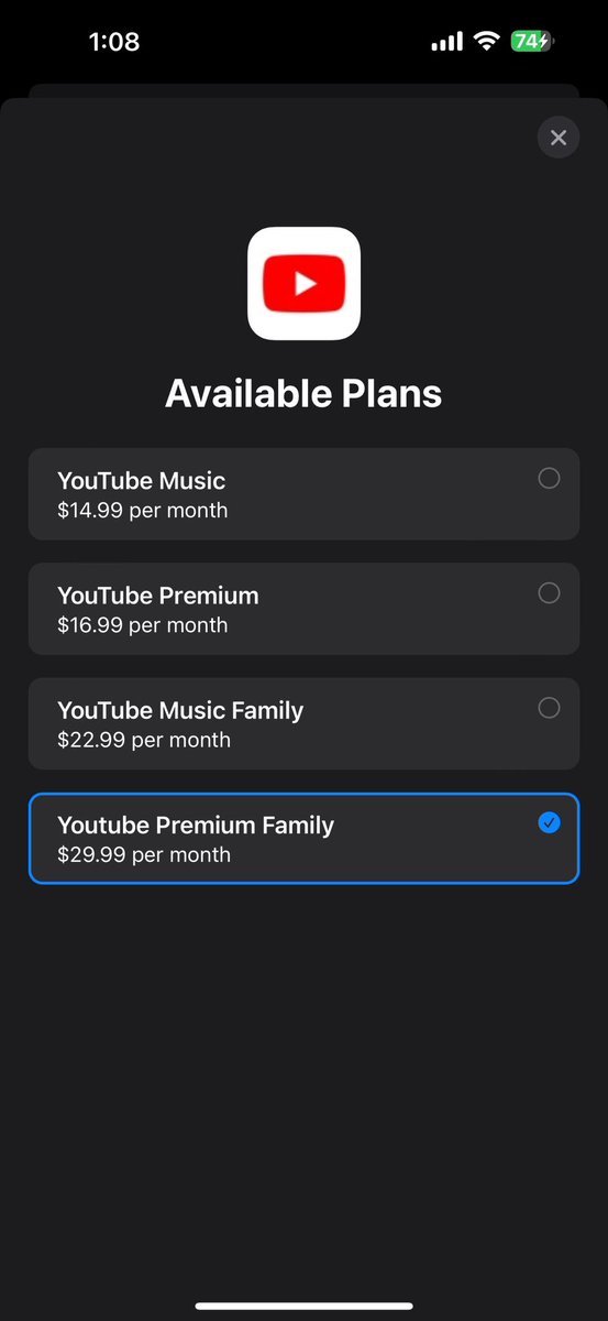 Londyn654's tweet photo. @hankgreen Here’s the breakdown for IOS in Canada 😭 https://t.co/zpbL0Jgy2L