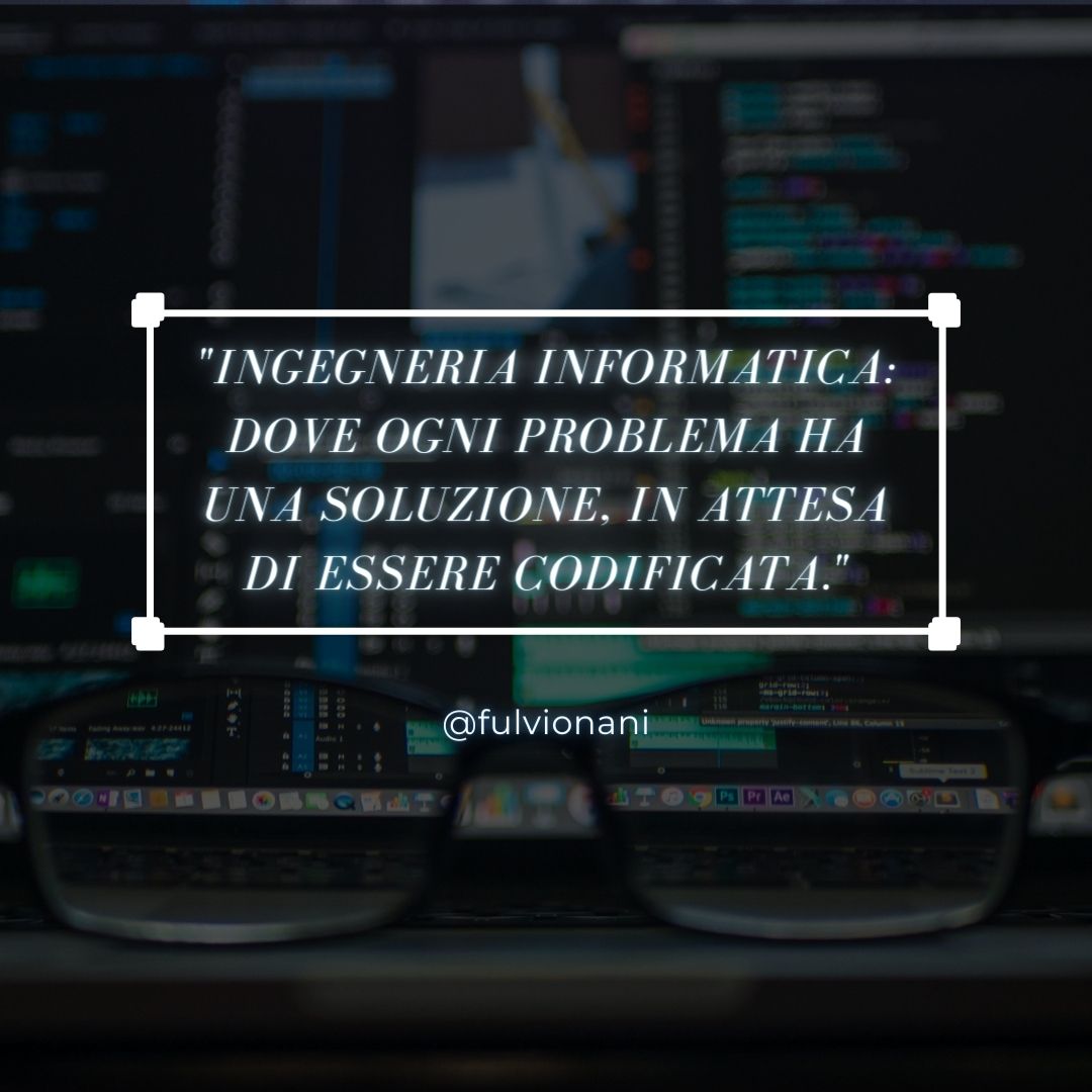 fulvio_nani's tweet image. Approfondisci i principi fondamentali dell&apos;ingegneria informatica con Fulvio Nani. Scopri come questo campo dinamico facilita la risoluzione dei problemi attraverso la codifica.

#FulvioNani #IngegneriaInformatica #Codifica #Risoluzionedeiproblemi #Innovazione #Algoritmi