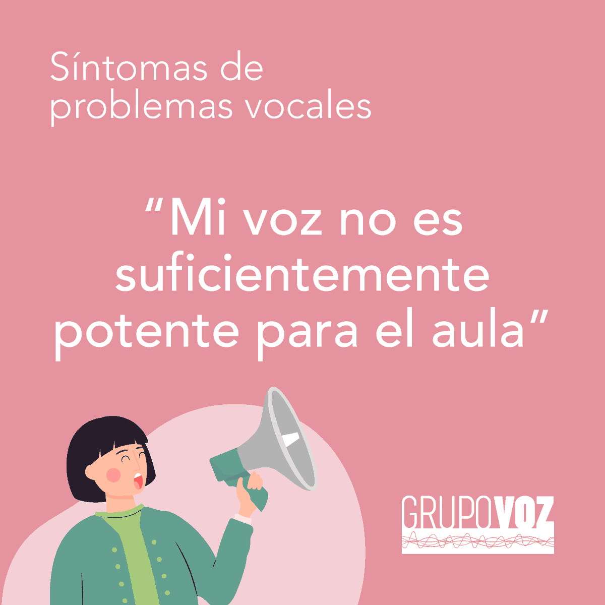 ¿Tu voz se desvanece en el aula? No subestimes este síntoma. La debilidad vocal podría ser señal de problemas subyacentes.

Aprende a cuidar tu voz para proyectar con confianza y claridad en todo momento. 💬💪

#VOZ #Prevención <a href="/consejologopeda/">Consejo Logopedas</a> <a href="/logopedes/">Col·legi Logopedes</a>
