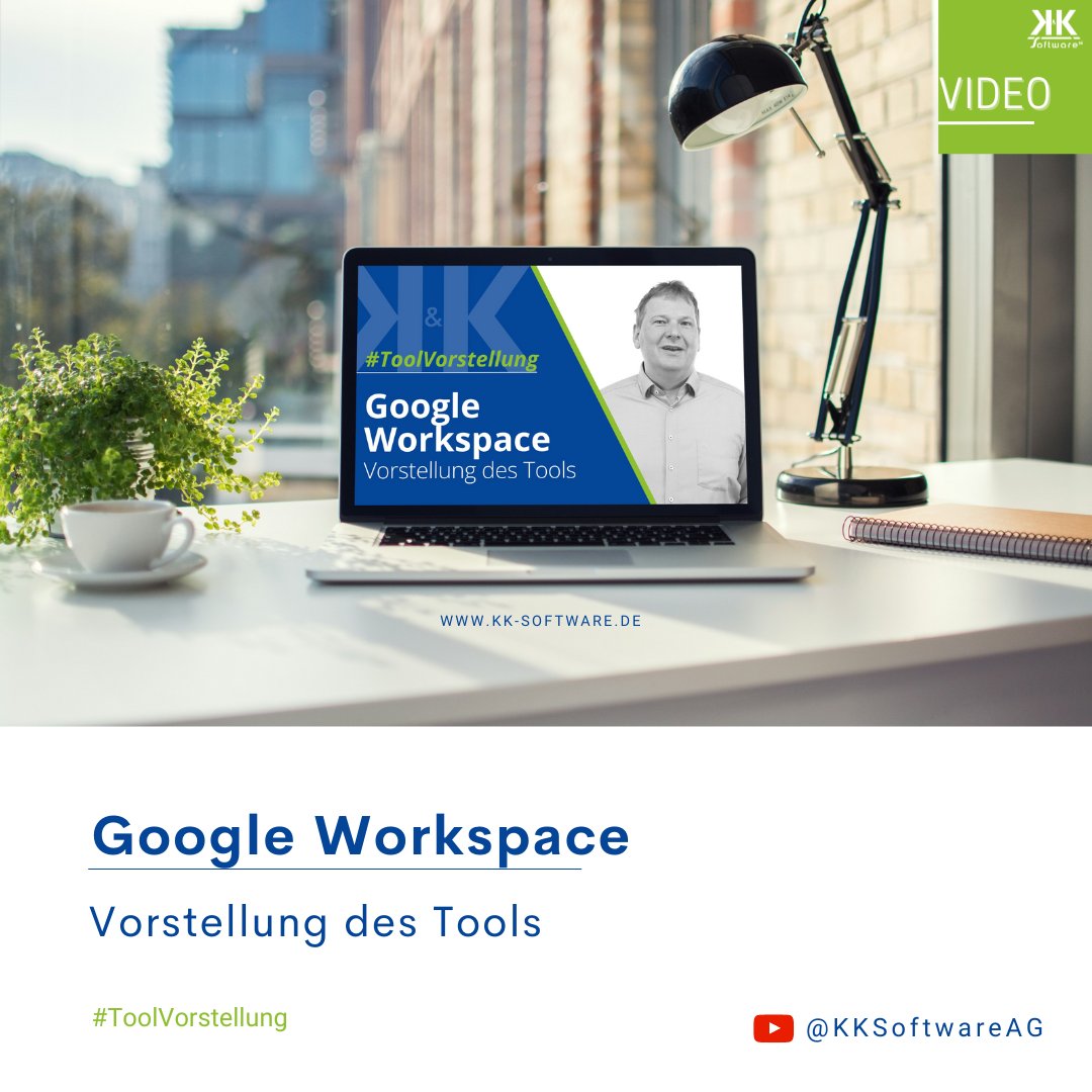 Erleben Sie Google Workspace mit Arnulf Koch von K&amp;K Software AG! 🚀 Nahtlose Zusammenarbeit und Flexibilität – eine starke Alternative zu Microsoft 365. Neugierig? Video hier: 🎦 youtu.be/Mux5KMm9aNA
#kksoftwareag #opensource #erpnext #google #googleworkspace #modernwork