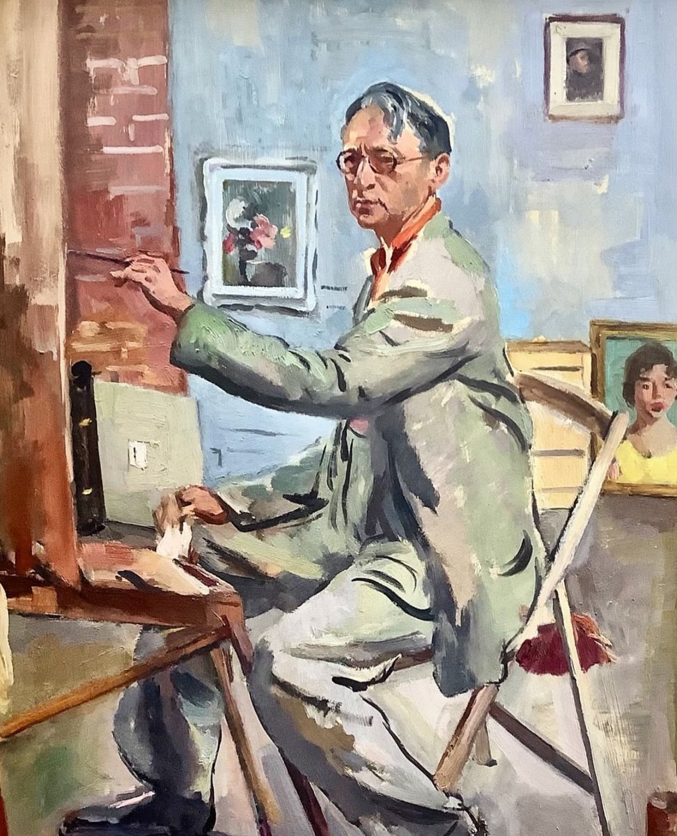 This month we are launching a specially curated exhibition celebrating Leeds artist, Philip Naviasky (1894-1983)coinciding with the installation of a blue plaque at his former home in Chapel A with @LeedsCivicTrust can you support our current crowd funder? bit.ly/3Wj9IkP