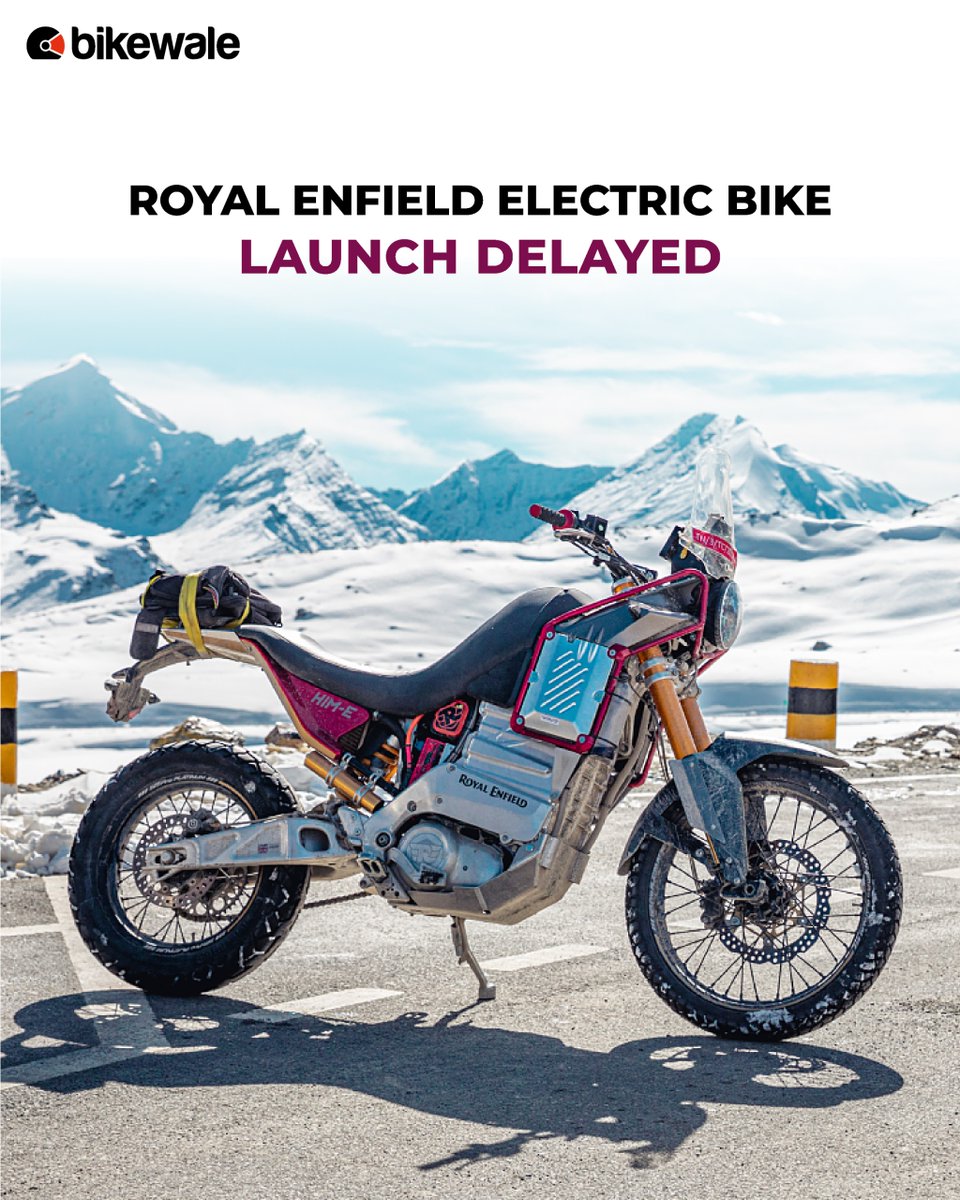 #RoyalEnfield will launch its first #electricbike in India in FY 2027. It is fully focused on expanding its 450cc and 350cc line-up and within the next 2 to 3 years, it will also have at least 2 new 650cc motorcycles launched in India. Read more: bit.ly/3yuOKFF
#bwnews