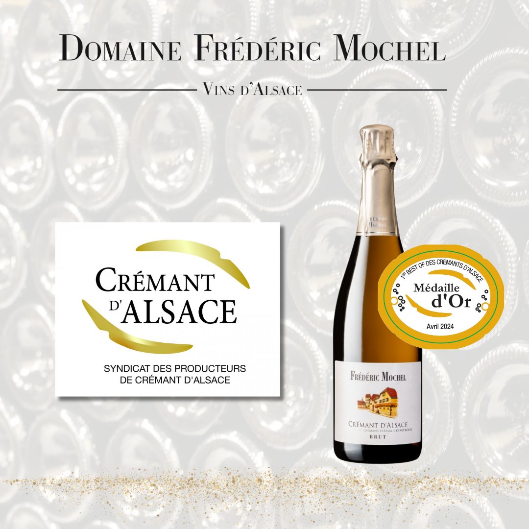 Proud to announce that our Crémant Brut won a gold medal at the 1st 'Best of Crémant d'Alsace' competition

#fredericmochel #cremant #cremantalsace #sparklingwine #traenheim #organic #drinkalsace #alsacerocks