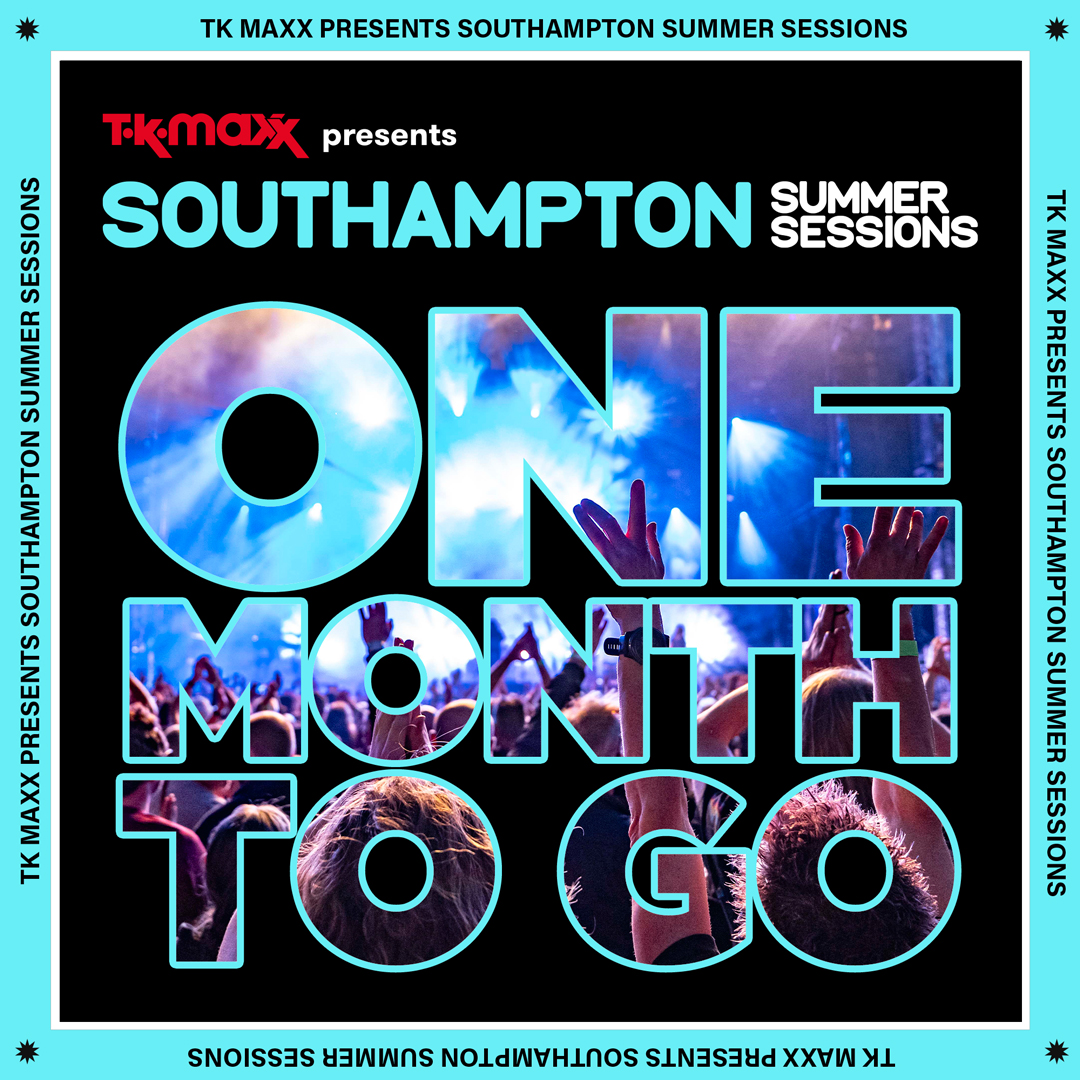One month to go until TK Maxx presents Southampton Summer Sessions kicks off at Guildhall Square with headliners including Madness, Placebo, AIR, Paloma Faith, Loyle Carner and more ✨>> bit.ly/3GFEYlb