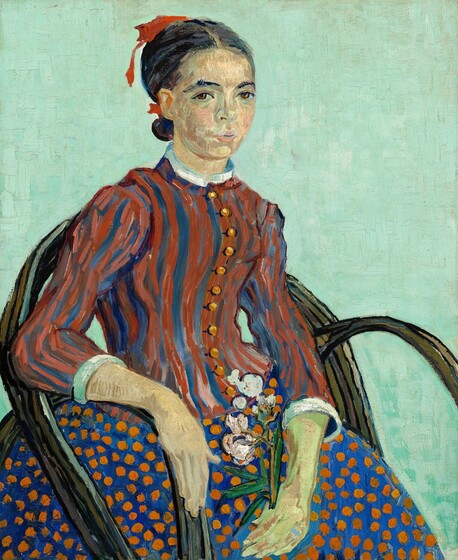 'La Mousmé', 1888, by Vincent van Gogh
